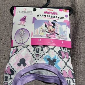 CuddlDuds 2T/3T Minnie Mouse baselayer